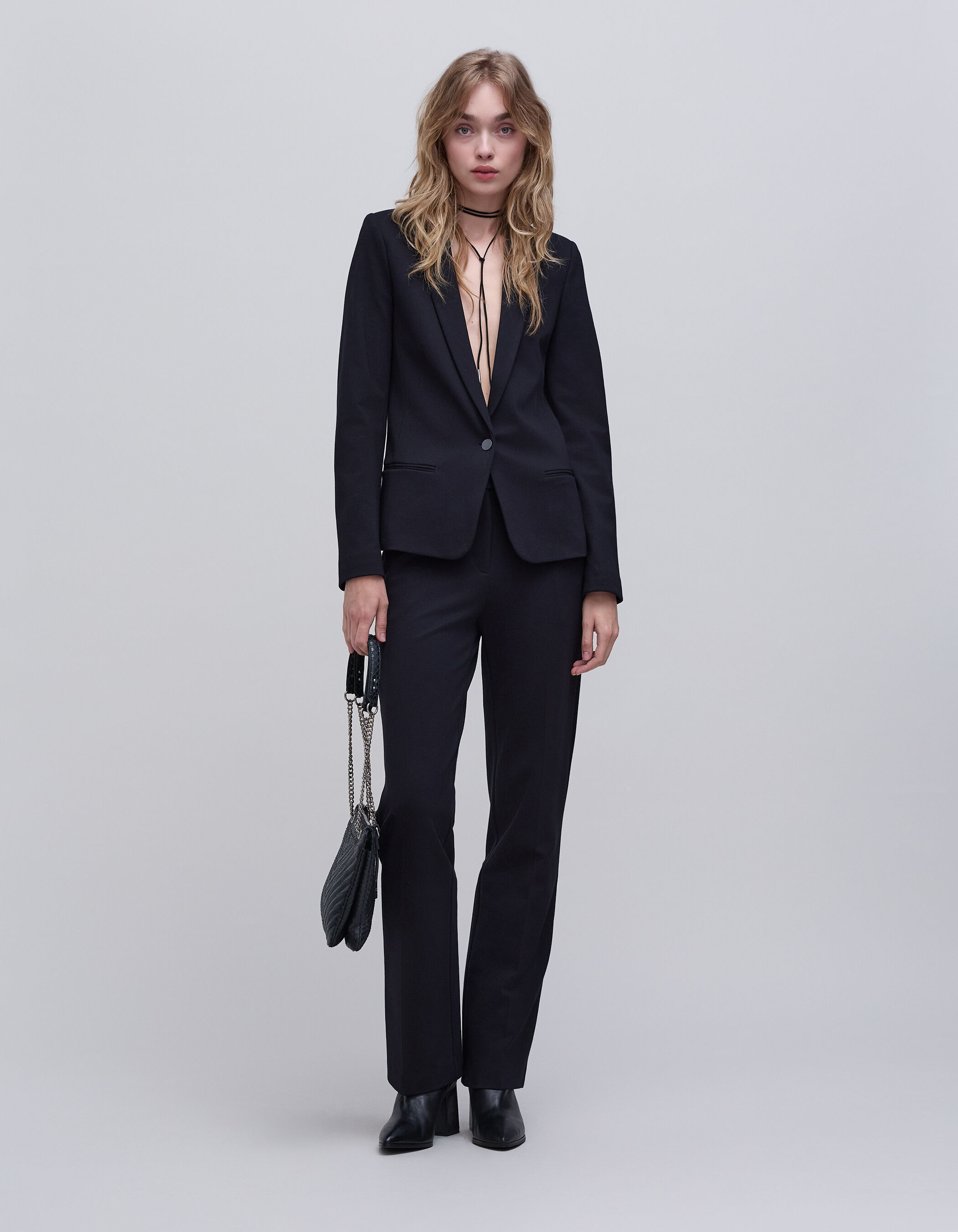 Knit suit jacket shop