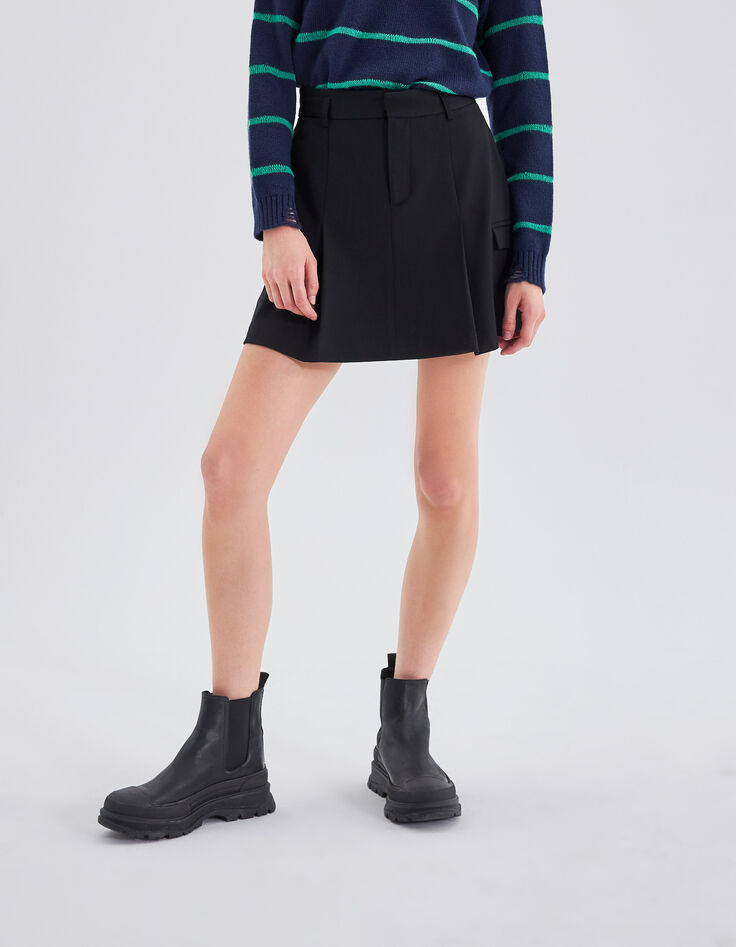 Jupe courte noire esprit battle Femme-3 Jupe courte noire esprit battle Femme-3