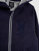 Cardigan navy avec all over int&eacute;rieur gar&ccedil;on -6