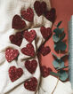 Broche cœur rouge pailleté TENDRE CACTUS-2