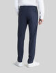 Pantalon de costume marine mini-carreaux TRAVEL SUIT Homme-3