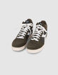 Leren sneakers unisex kaki en camouflage IKKS X DIADORA-2