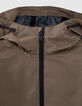 Kaki windjack met kap WATER REPELLENT jongens -2
