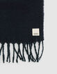 Women’s duck green slogan jacquard scarf-3