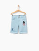 Bermuda en jean bleu moyen esprit army garçon -1