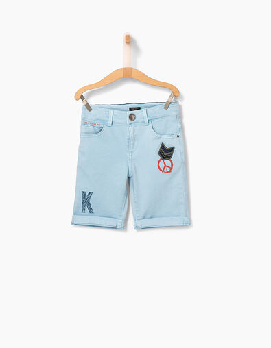 Bermuda en jean bleu moyen esprit army garçon  - IKKS