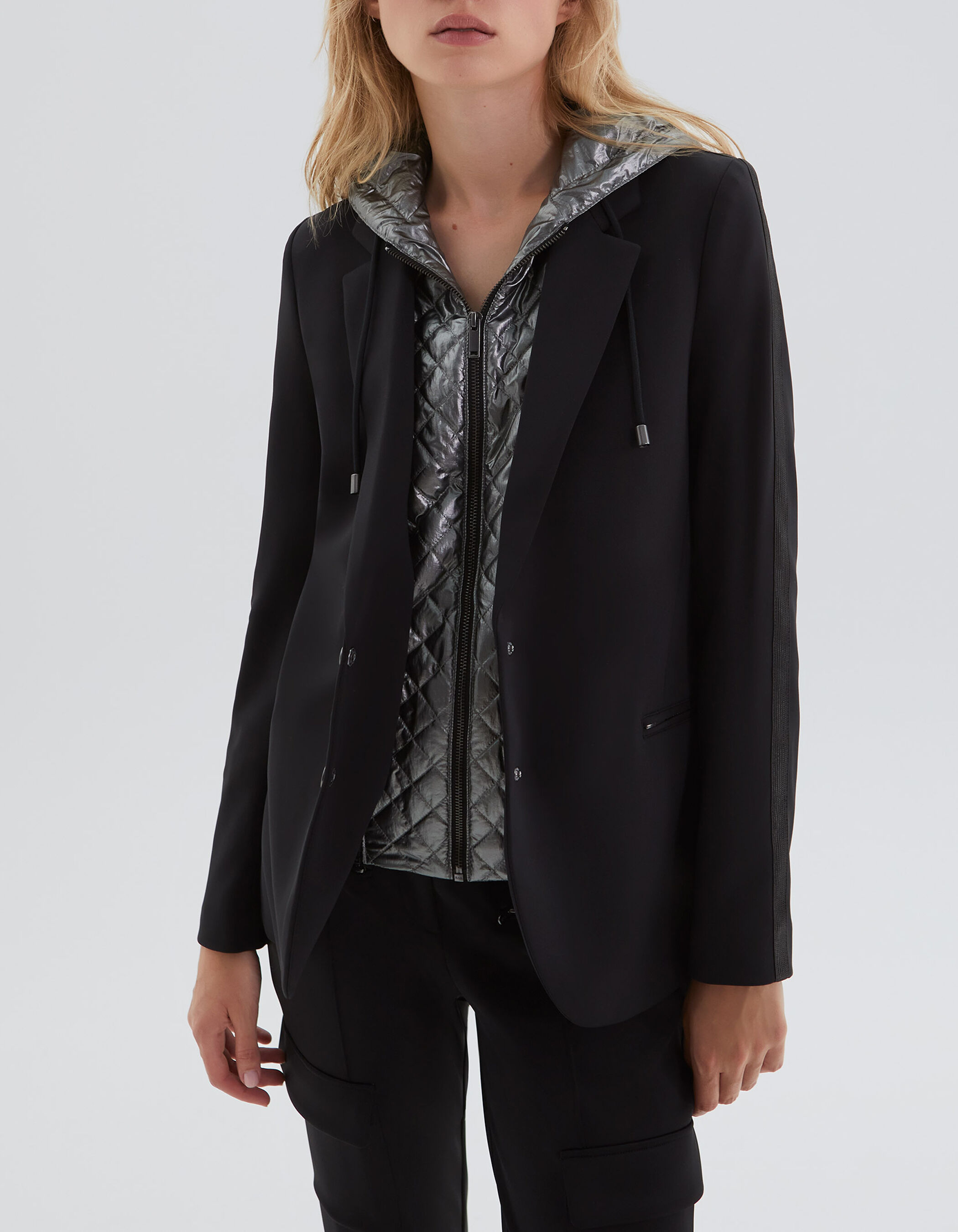 Veste de costume noir femme outlet