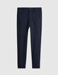 Pantalon marine esprit jog Homme-5