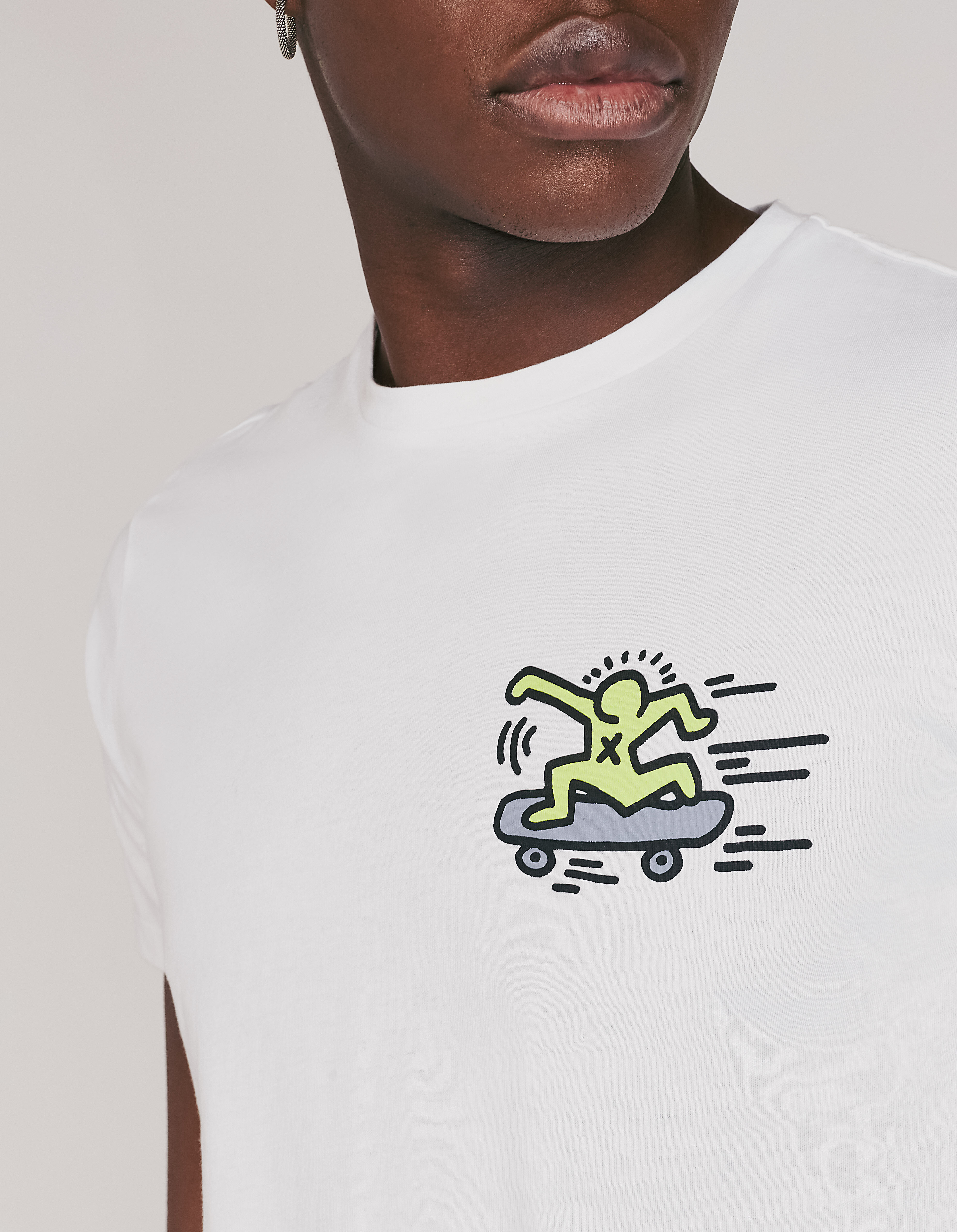 T shirt keith haring homme sales