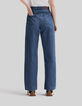 Jean large summer blue taille haute Femme-3