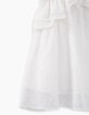 Girls' off-white dotted Swiss-style textured dress-8
