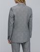 Women's black Prince of Wales lurex suit jacket-3