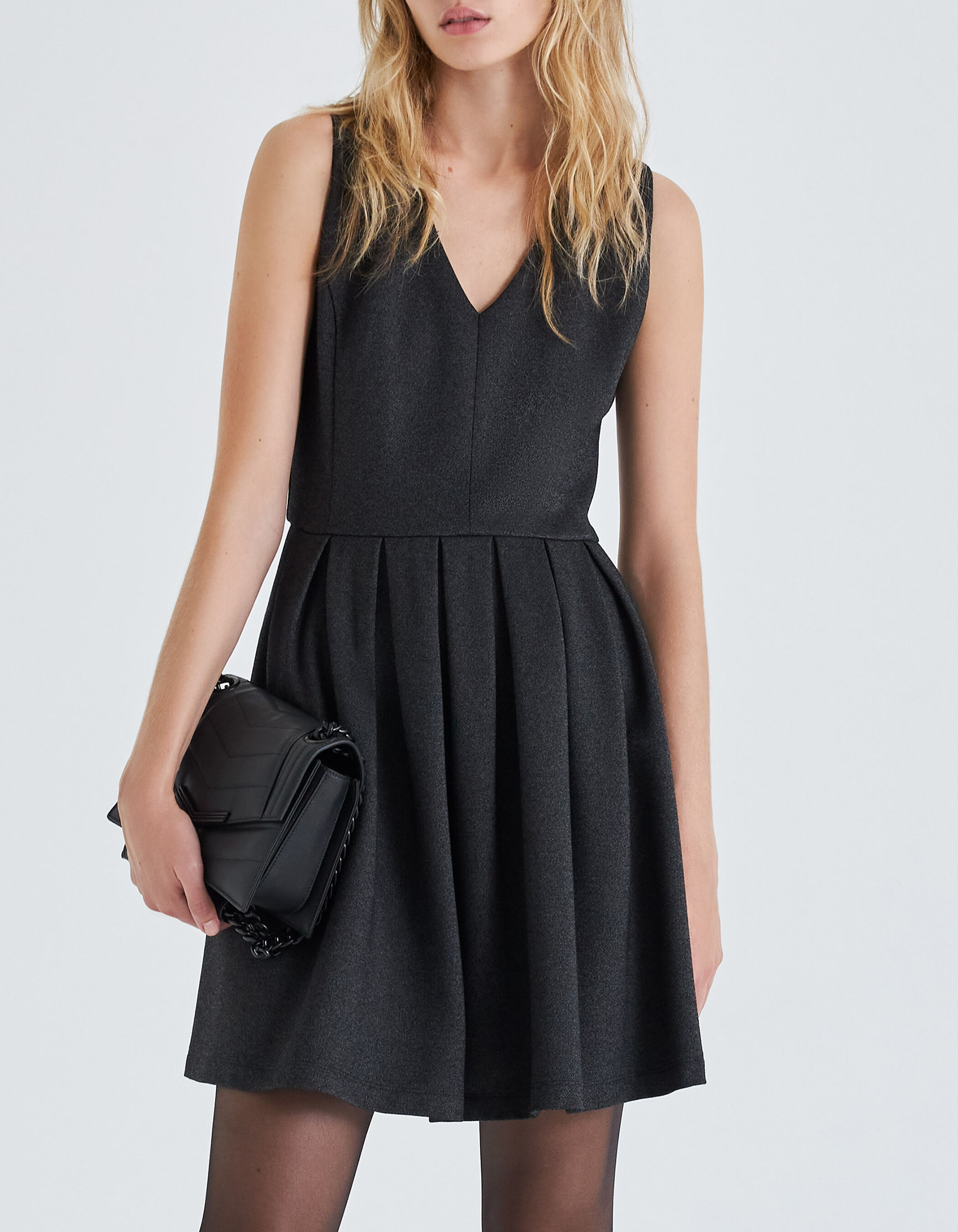 Shiny skater dress 2025