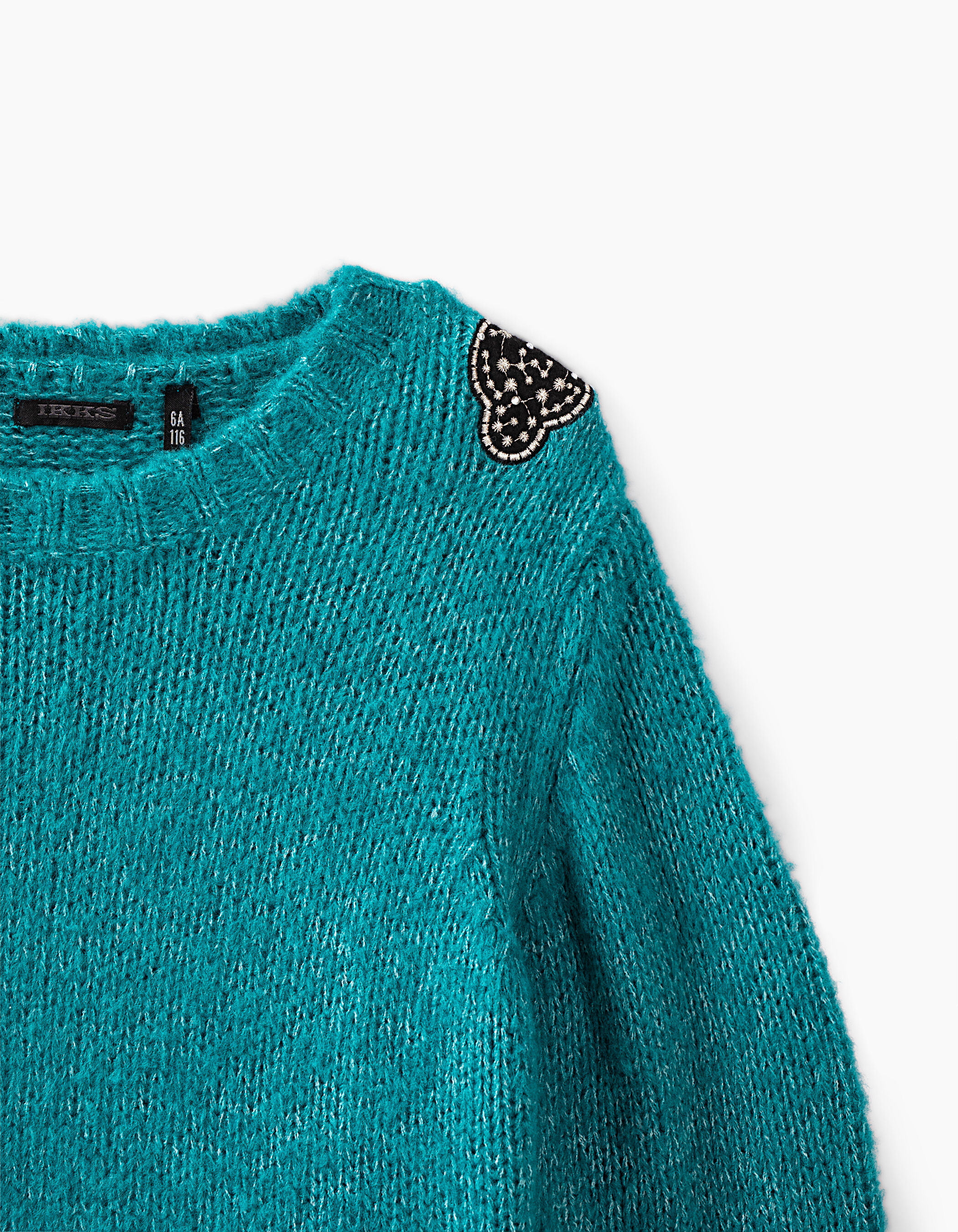 Girls best sale teal sweater