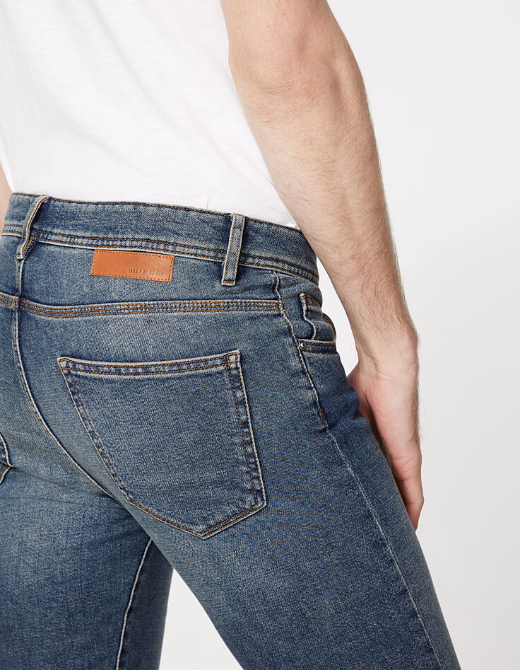 Inktblauwe SLIM fit jeans Heren-5