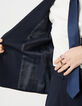 Marine blazer getailleerd milanotricot Dames-4