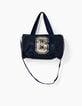 Sac bowling navy avec n°6 sequins dorés fille-5
