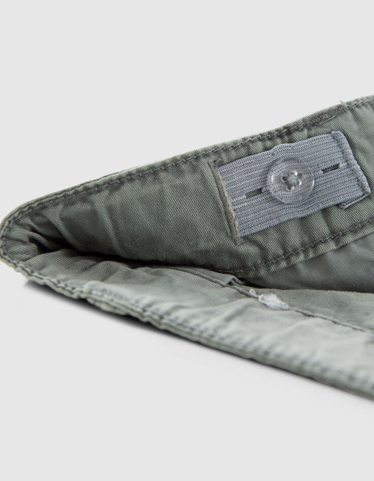 Short kaki esprit army fille-6