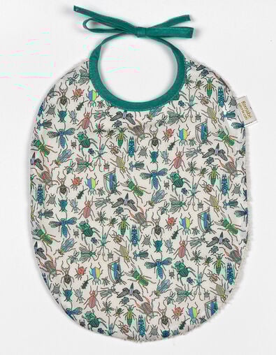 Bavoir Sam à motif insectes BARNABE AIME LE CAFE - IKKS