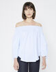 Blouse épaule dénudées femme-2