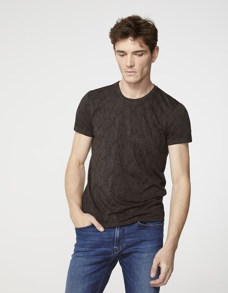 Khaki Herrenshirt-1