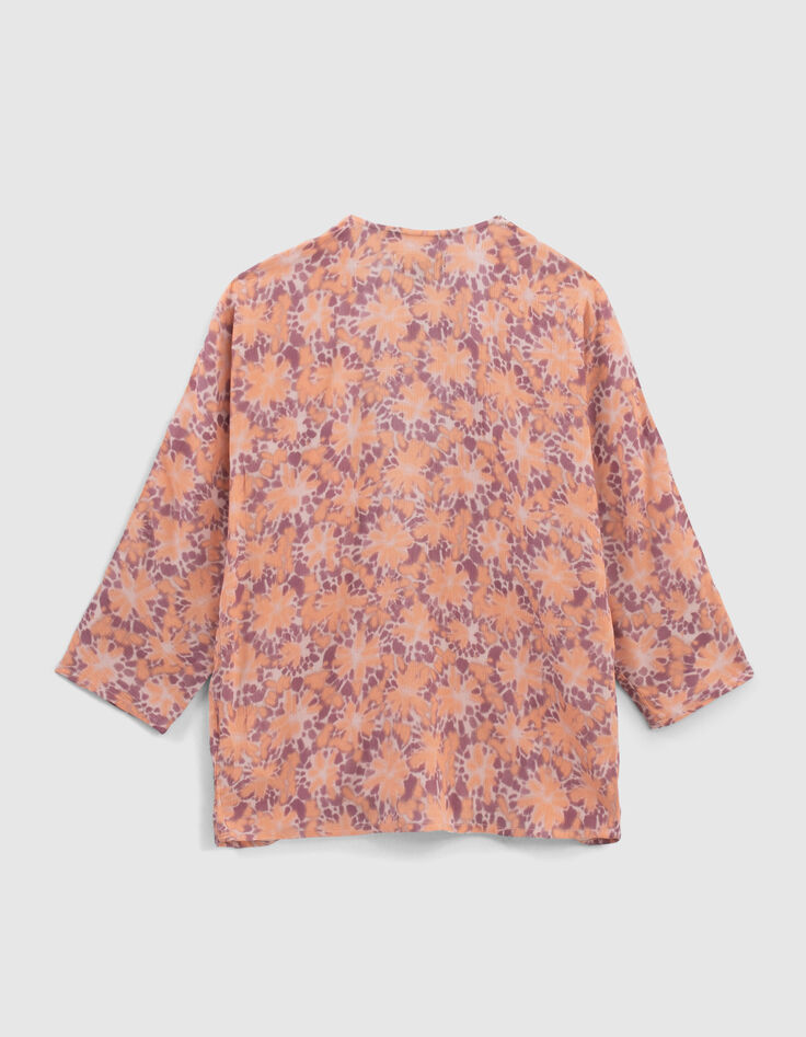 Parma Mädchen-Kimono, psychedelischer Blumenprint-3