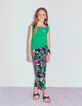 Girls’ black LENZING™ ECOVERO™ tropical trousers-3