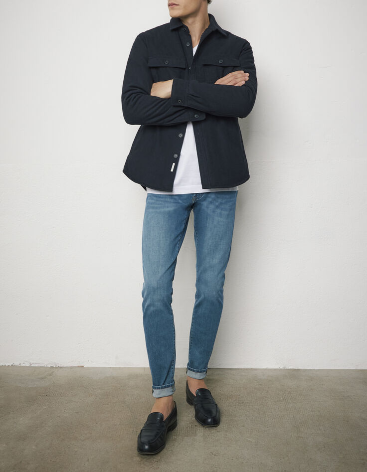 Stormblauwe SKINNY jeans Heren-1