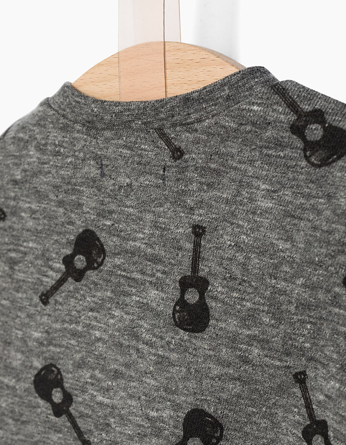 Tee-shirt gris à visuel guitare bébé garçon - IKKS