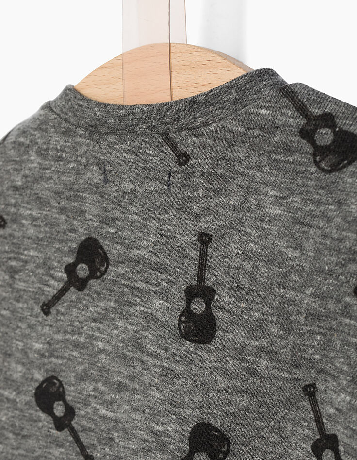 Grijs T-shirt babyjongens -6 Grijs T-shirt babyjongens -6