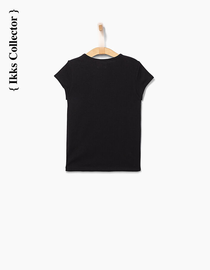 Camiseta Collector negra The Rocker niña - IKKS