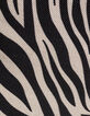 Winkeltas 1440 ecru canvas zebrapatroon XL Dames-7