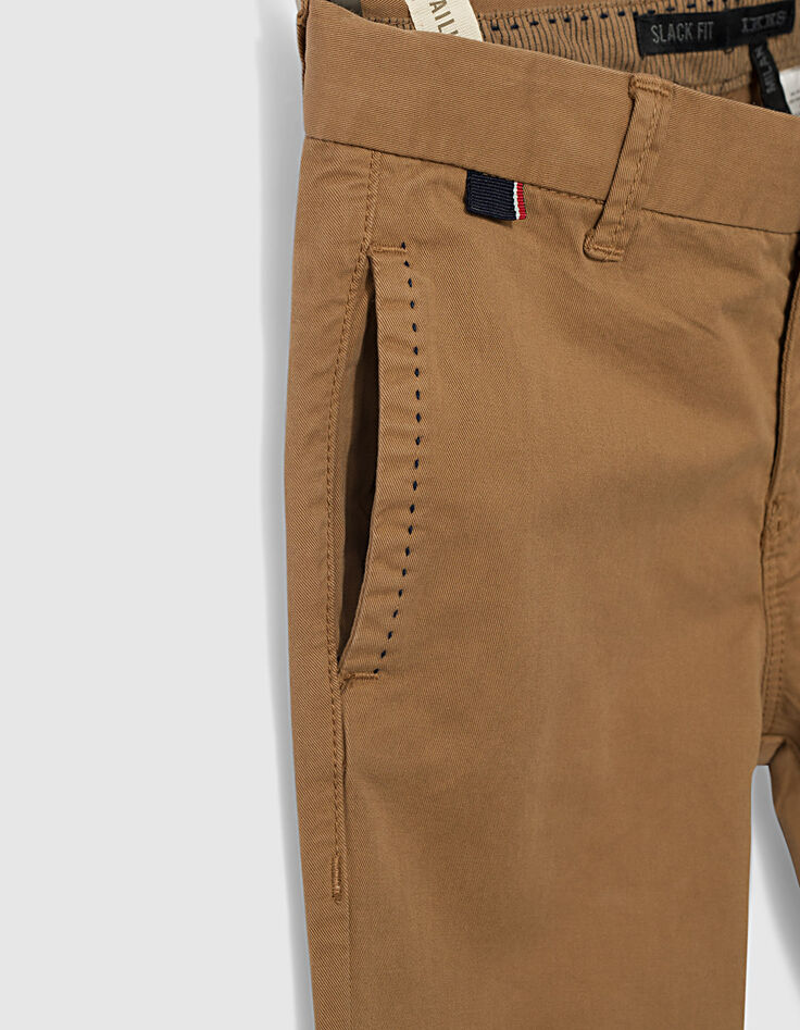 Boys’ camel chinos-5