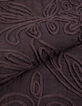 Top sans manches bordeaux motifs brod&eacute;s crochet Femme-9