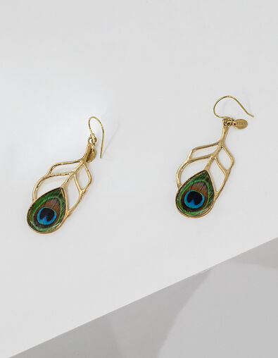 Boucles d'oreilles paon femme - IKKS