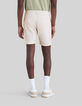 Stuccofarbene TAPERED-Herrenchinobermudas-4