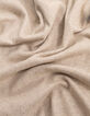 Herren-T-Shirt, beige meliert, Baumwolle und Leinen-6