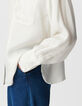 Chemise manches longues blanche oversize-4