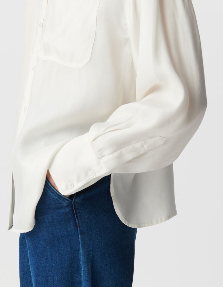 Chemise manches longues blanche oversize-4