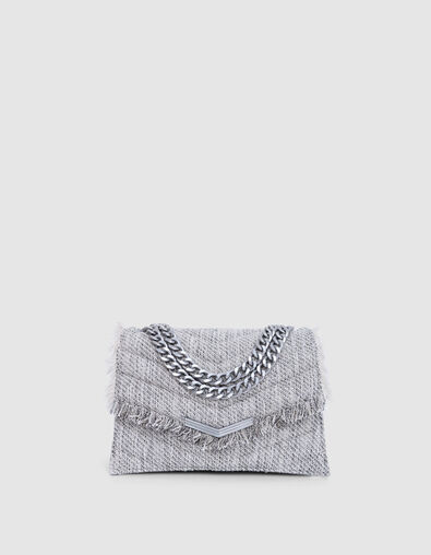 Tasche THE 1- TWEED Grau meliert, Stepp Größe M - IKKS