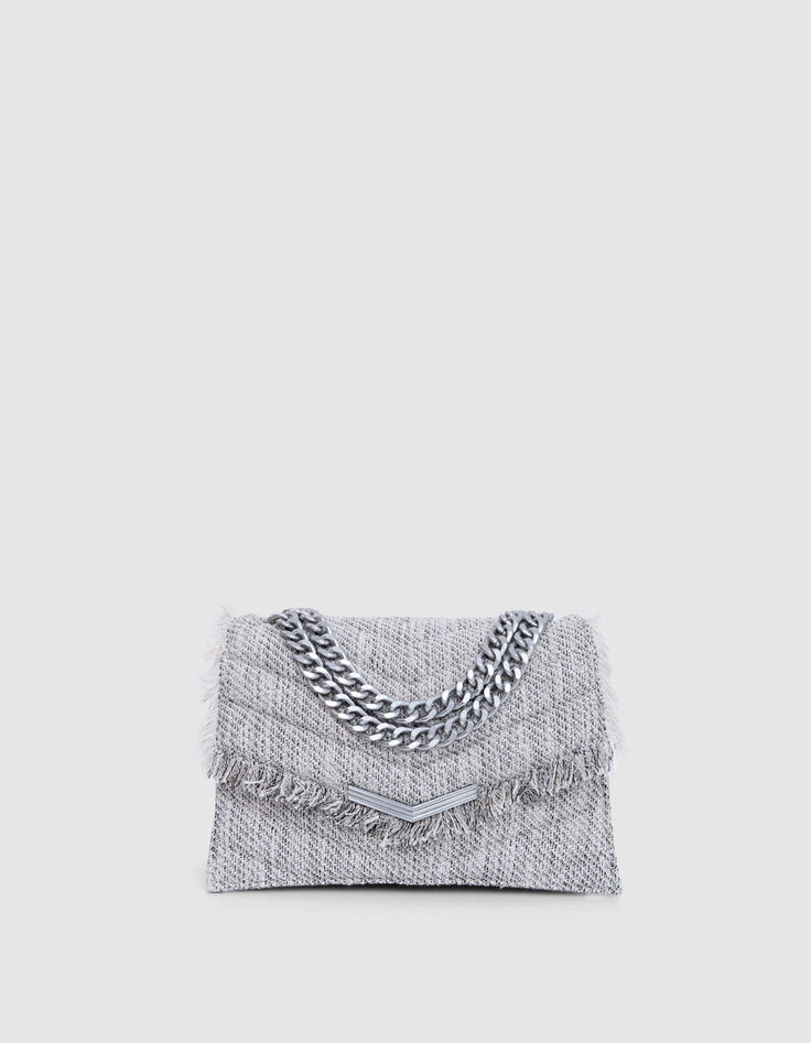 Tasche THE 1- TWEED Grau meliert, Stepp Größe M-1