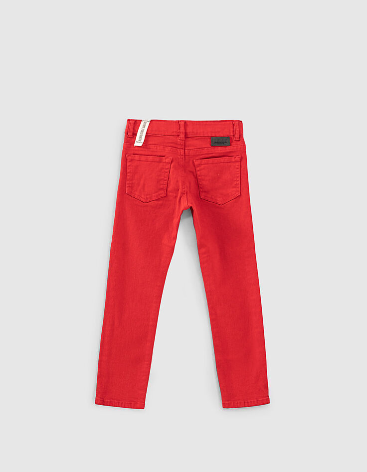 Mittelrote Slim-Jungenjeans -3 Mittelrote Slim-Jungenjeans -3