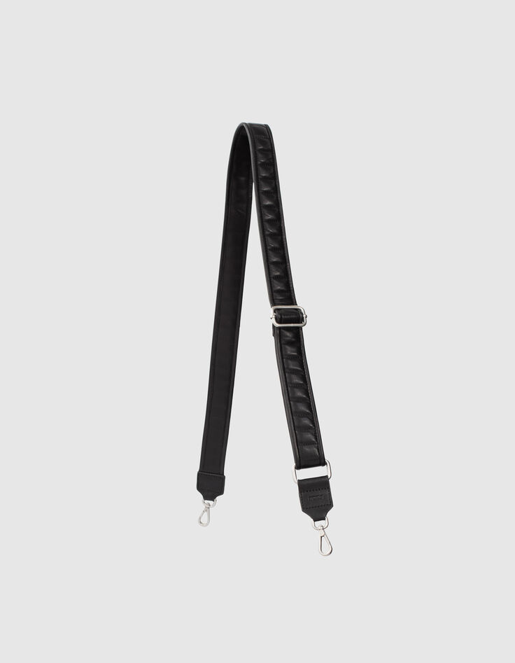 De 111-schouderriem in chrome free lamsleer dames-1 De 111-schouderriem in chrome free lamsleer dames-1