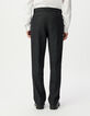 Pantalón de traje gris tweed hombre-3