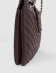 Clutch 1440 Reporter cuero granate mujer-5