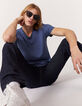 Tee-shirt L'Essentiel stone à col V Homme-6