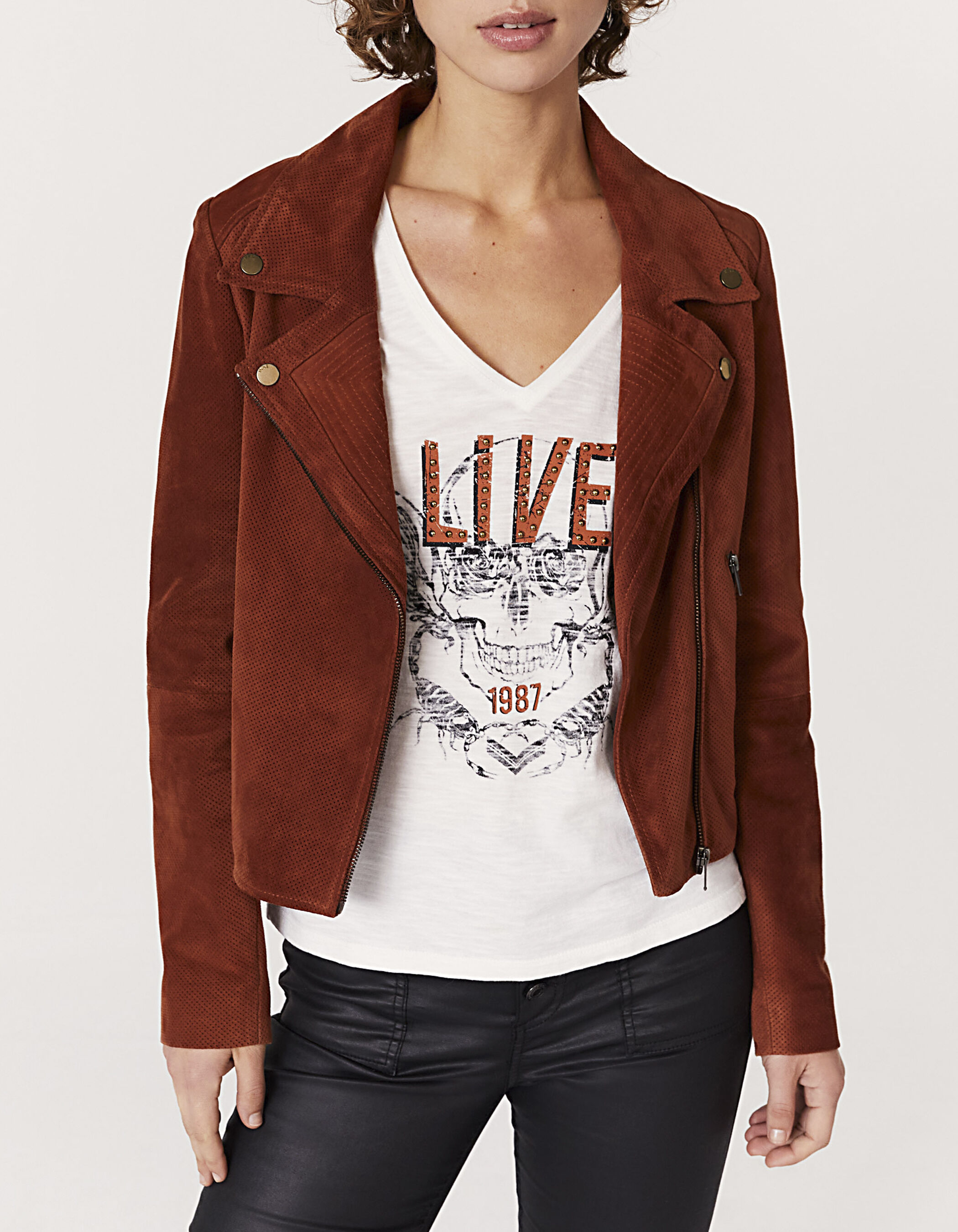 Blouson best sale femme court
