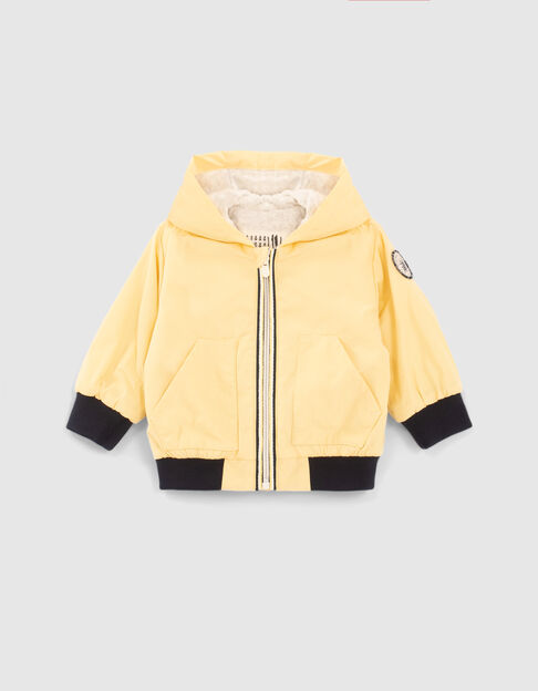 Cortavientos amarillo goma print espalda bebé niño - IKKS