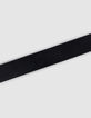 Ceinture noire cuir Homme-4