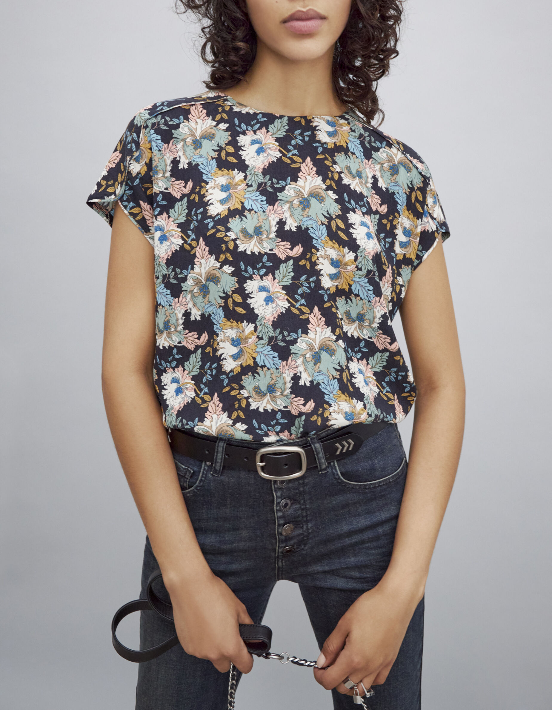 Viscose top on sale dames